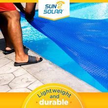 Sun2Solar Blue 20 ft x 40 ft Rectangle Solar Cover | 16 Mil
