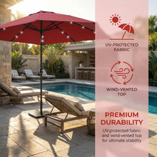OROTLECT 15x9ft Large Double-sided Rectangular Outdoor Twin Patio Market Sunbrella Umbrella