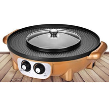 Hot Pot Barbecue Integrated Pot Home Smokeless Electric Barbecue Pan Roaster Electric Grill Kitchen Appliances