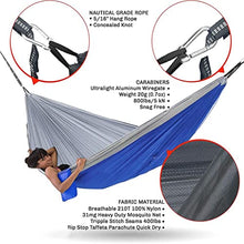 MaGiLL Outdoor Mosquito Net Camping Hammock 1-2 Person Parachute Picnic Hammock Portable Hanging Sleeping Hammock Swing Hammock (Color : Vert) (Vert)