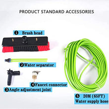 3m-10m Window Cleaning Telescopic Pole, Water Fed Extendable Brush Suitable for Cleaner Conservatory Roof Photovoltaic Panel Cleaning Photovoltaic Panel Cleaning/Window Clean