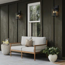 Nathan James Kayden Bohemian Wood Loveseat Sofa Light Brown Wood/Rope/Light Gray