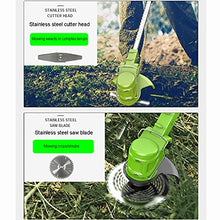 Cordless String Trimmer Electric Lawn Mower Powerful Long-Lasting Work Light Smooth Trimming Lawn Mower