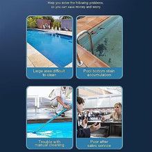KANGJIEM Swimming Pool Cleaner Robot,Automatic Vacuum Cleanerfor Above Ground Pool & Inground Swimming Pool, 90 Mins Runtime