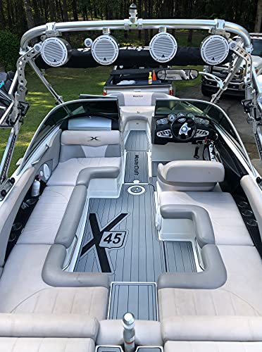 Generic Boat EVA Faux Teak Decking Floor Kit for 2017 Supra SG Cockpit