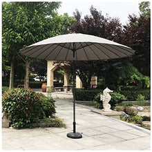 LumaGrove 9ft/270cm Tilting Garden Parasol, Outdoor Patio Market Umbrella Table Umbrella with Tilt and Crank, Sun Shade