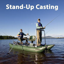 Sea Eagle Inflatable FoldCat Fishing Boat Pro Angler Guide Package Green