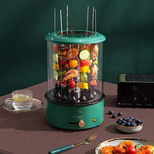 TEOYETTSF Vertical Electric BBQ Kebab Grill Machine Automatic Rotating Barbecue Smokeless Oven Rotary Household Lamb Skewers