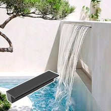 BiSaXieTa Outdoor Pond Stainless Steel Waterfall Spillway