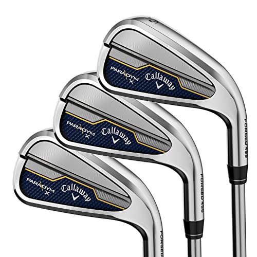 Callaway Golf 2023 Paradym X Iron Set Graphite Stiff Flex Black Silver