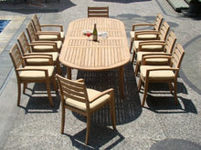 WholesaleTeakFurniture Qty 6 - Travota Stacking Dining Captain Arm Chair - Outdoor Patio Grade-A Teak Wood #WFDCARTV6