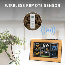 OREKPOT Multi-Function Color Screen Weather Clock Indoor Outdoor Temperature Humidity Meter Forecast