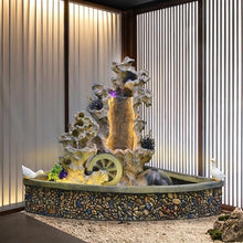 GLigeT Outdoor Water Fountain Chinese Courtyard Rockery Water Decoration, Fish Pond Balcony Garden Taihu Stone Landscape Decoration, Into The Outdoor Layout Landscape Outdoor Fountain