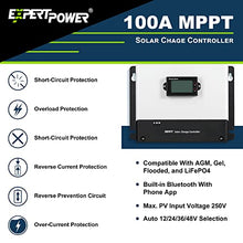 ExpertPower 1200W 12V Solar Panel Kit | 1200W Mono Rigid Solar Panels, 100A MPPT Solar Charge Controller | RV, Trailer, Camper, Marine, Off Grid, Solar Projects