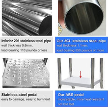 4 Steps Pool Steps, Thicken 304 Stainless Steel Pool Ladders for Outdoor, Pool Ladder Above Ground Pool Ladder Heavy Duty for Backyard Above Ground Pool