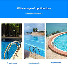 Swimming Pool Safety Hand Rail Stainless Steel Swimming Pool Handrails, Upper and Lower Swimming Pool Safety Bumper Handles, Private Swimming Pool Entertainment Facilities Support Rods
