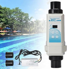 Automatic Salt Water Chlorination System, Smart Salt Chlorinator System, with Self Cleaning Function, Complete Functionality, for Swimming Pool, Spa Pool