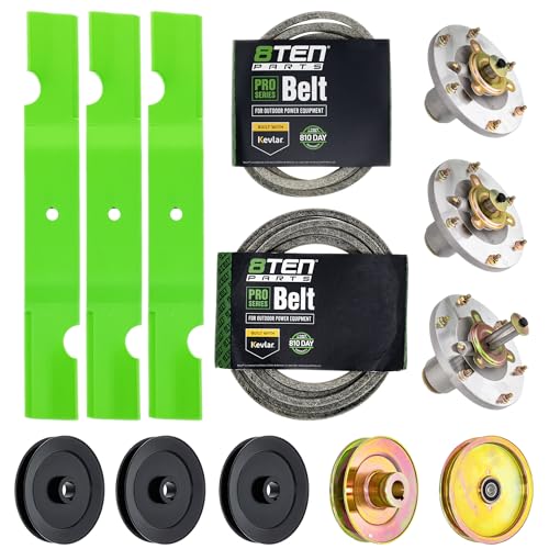 8TEN Blade Spindle Belt Idler Kit for Grasshopper 320239 52 Inch Deck