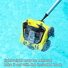 KANGJIEM Lightweight Cordless Robotic Pool Cleaner, Automatic Vacuum Cleaner with 300 Min Runtime & Fast Charging, Ideal for Above/In-Ground Flat Pools, for Effortless Pool Cleaning