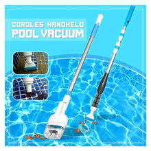 ASRQAWEA Cordless Vacuum Cleaner Telescopic Handheld Cleaning Tool Suction Pond Fountain Brush Hot Spring Swimming Pool Vacuum Cleaner(Charging Model)
