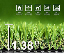 WMG GRASS Premium Artificial Grass, Easy to Clean Drainage Mat,11' x 98' Artificial Turf for Dogs, Pet Turf Realistic Indoor/Outdoor Mat 11FTX98FT (1078 Square FT)
