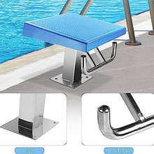 TREEYX Duty Pool Diving Board, Pool Diving Boards,304 Stainless Steel, with Stainless Steel Base,Indoor Outdoor Pool Diving Board (B)