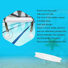 52 Inch Tall Ladder, Pool Ladder, 4 Step Ladder, Home Ladder, Above Ground Swimming Pool Ladder, 304 Stainless Steel Ladders, Max Load Capacity 500 Lbs