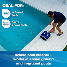 POOL BLASTER CX-300 Cordless Robotic Pool Cleaner Blue