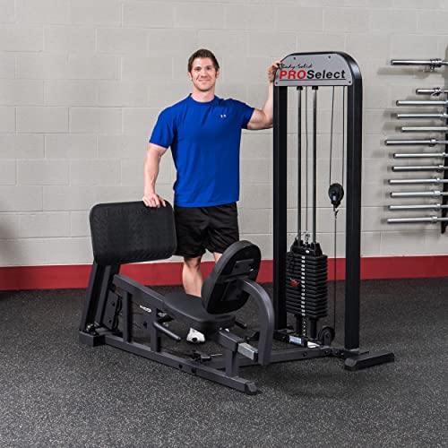 Body-Solid Leg Press Machine 210-Pound Stack Home Gym Black