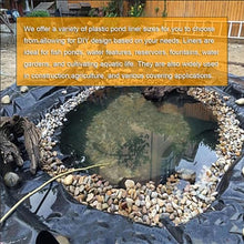 XUJIAM Pond Liner Large Pond Liner, HDPE Koi Pond Liner Rubber 22mil, DIY Fish Pond Liners, for Garden Fountains Pond Waterfall (Color : 22mil, Size : 12x50m/39.37x164.04ft)