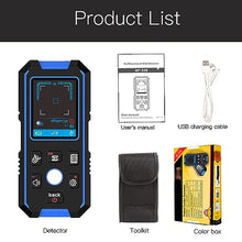 Detector De Metales De Pared Profesional, Sensor De Escáner De Pared Con Pantalla LCD Digital Retroiluminada Y Transmisión De Voz, Múltiples Modos De Detección Y Mayor Precisión, para Metal