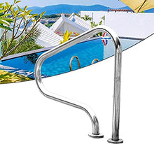 MSHOSAC Heavy-Duty Stainless Steel Pool Grab Rails, 1.2mm Thick Swimming Pool Handrail for Safety, Stability & Easy Entry and Exit