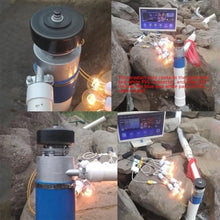 Portable Water Turbine Generator 1000W 110V Aluminum Alloy Miniature Water Turbine Generator Home Lighting TV Electric