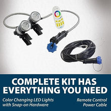 Airmax LED Color Changing Fountain Light Set, 2 RGBW Bulbs, 100-Foot Cord