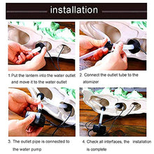 uhyOHF Decorative Water Sound Indoor Stone Fountain Table Top Water Zen Desktop Waterfall Fountain,B,Fountain Pump for waterexterior (D