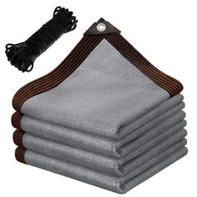 PIPRE 90% Shade Cloth 56x60 FT, Gray UV-Resistant Sunblock Mesh Tarp for Garden, Greenhouse, Raised Beds, Vegetables & Flower Shade Cover from Sun