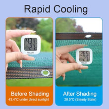 HYDBCNA Breathable Shade Cloth Mesh Cover, Shade Netting with Grommets