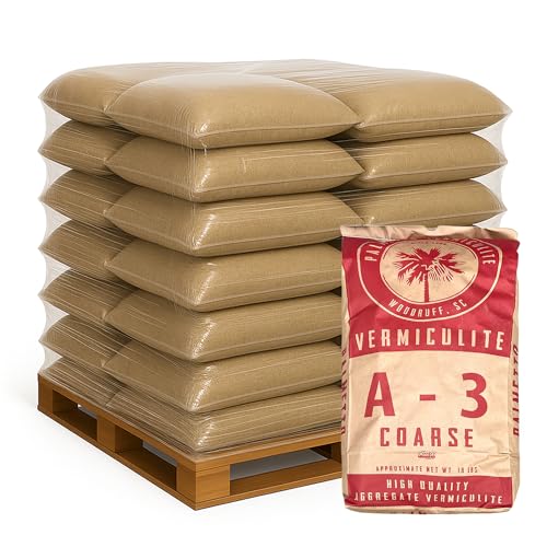 Palmetto Coarse Vermiculite, A-3 Horticultural Grade, 4 Cu Ft Bag, 30-Pack