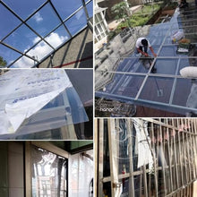 Polycarbonate Sheets All-Weather Outdoor Greenhouse Covering, Plastic Roofing Sheets Rainproof Insulation Protection(1.56x1125m)