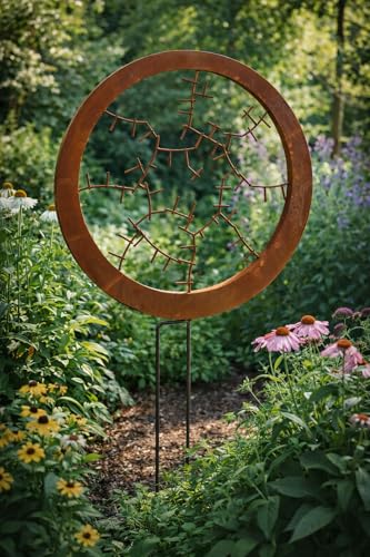 Jackson Pottery Urban Wheel 29.5 in. Garden Stake (Wheel)