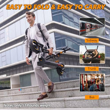 iENYRID Adults Electric Scooter 800W Motor Offroad Black