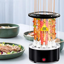 Vertical Barbecue Stove, 360° Automatic Rotating Kebab Machine, Portable Electric Barbecue Grill, Included Oil Pan, Home Outdoor Travel Hiking Camping Convenient Barbecue