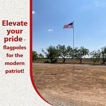 Telepole Manufacturing Inc 7000-T8 Aluminum Sectional Flagpole 28' Silver