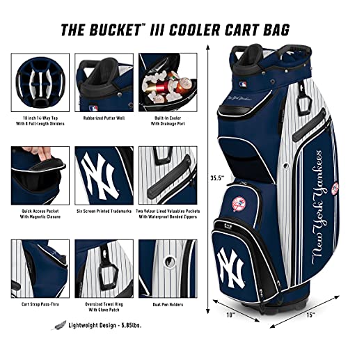 Team Effort Milwaukee Brewers Bucket III Cooler Cart Golf Bag Milwaukee Brewers