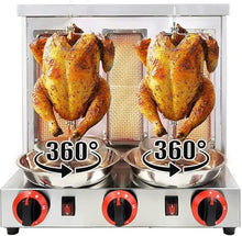 CVGfko Commercial Vertical BBQ Machine - Stainless Steel Shawarma & Doner Kebab Grill, Spinning Broiler for Restaurant, Kitchen & Camping Use, High-Efficiency Cooking Equipment