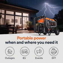 Generac 6,875 Starting Watt Portable Gas Generator, with EFI and Handle Kit