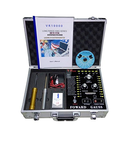 FOWARD GAUSS Gold Metal Detector VR10000 - Long Range Underground Gold & Gem Detector (100-3000m) - Detecting Depth 5-200m