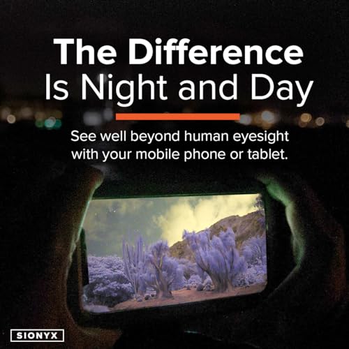 SiOnyx Aurora Black Digital Night Vision Camera Kit - Rugged, WiFi, 32GB MicroSD, Waterproof Case