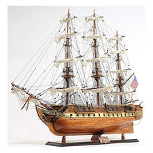 Unknown Constitution Exclusive Model Ship Brown Wood
