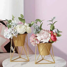 MIIKHI Plant standPlant Stand, Large Metal Potted Plant Stand Display Shelf, Outdoor Plant Stand, Sturdy Plant Shelf, Flower Pot Rack, Gold
